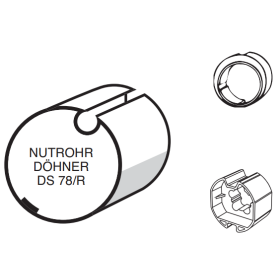 Somfy Adapterset für DS78/R Rundnut